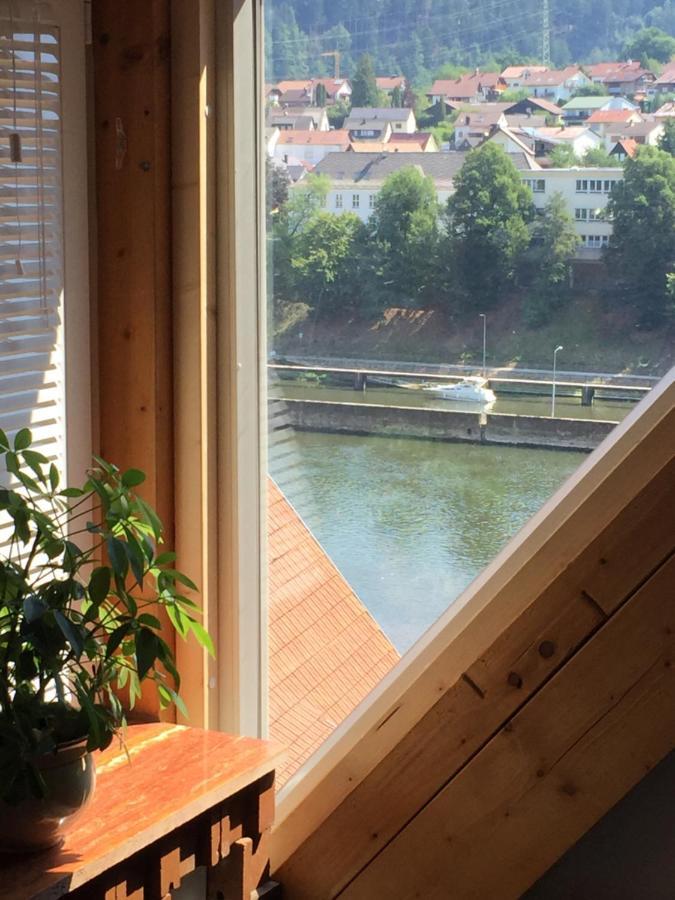 Neckarblick,Natur, Altstadt ヒルシュホルン エクステリア 写真